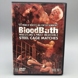 WWE Bloodbath Wrestling's Most Incredible Steel Cage Matches 2 Disc DVD Set Exce